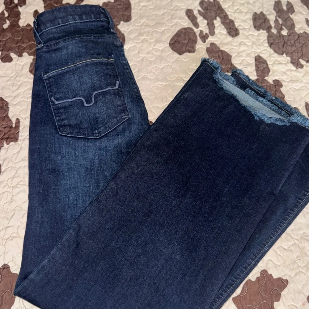 Kimes Ranch Dark Indigo wide leg - Picture 2 of 3